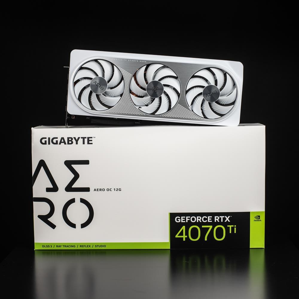 Kartë grafike GIGABYTE NVIDIA GeForce RTX 4070 Ti, 12 GB GDDR6X, GV-N4070AERO