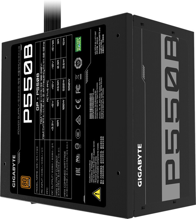 Burim energjie GIGABYTE P550B - 550W