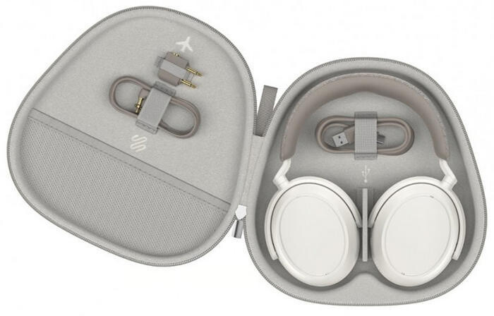 Kufje Sennheiser Momentum 4 Wireless, të bardha