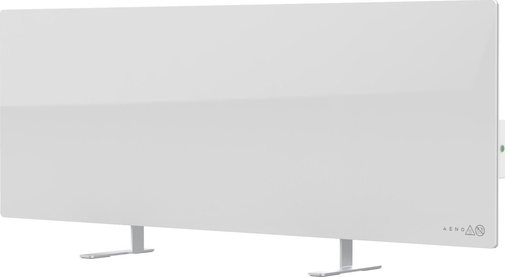 Ngrohës elektrik Aeno Premium Eco Smart Heater, 700W, xham i temperuar, i bardhë