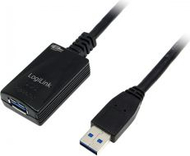 Kabllo zgjatues USB LogiLink UA0127, USB-A në USB-A, 5 m, USB 3.0, i zi