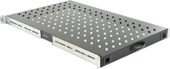 Raft fiks për kabinet serveri Lanview RAS420BL, 19", 1000 mm, i zi