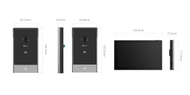 Interkom smart për derë EZVIZ HP5, ekran 7", Full HD 1080p, Wi‑Fi