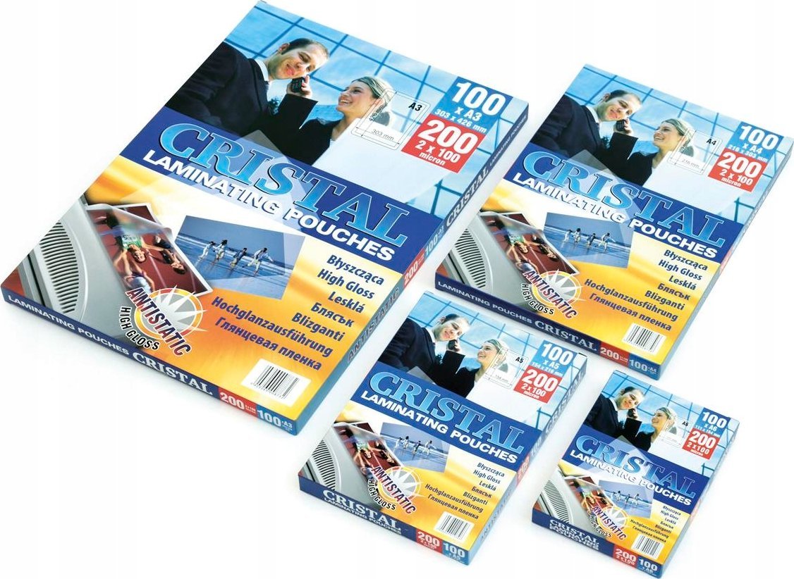 Ламинатни фолии Argo Anti-static, 60x95mm, 125 mic, 100 парчиња