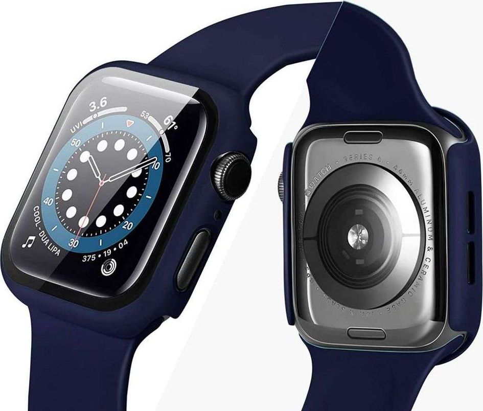 Mbulesë mbrojtëse Tech-Protect Defense360 për Apple Watch 7 45mm, me xham të integruar, e zezë