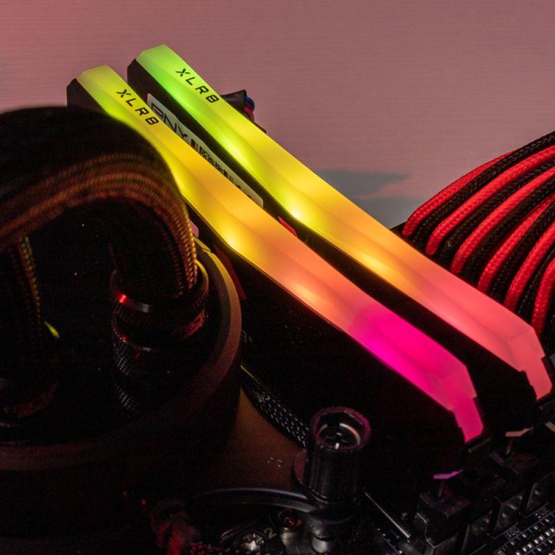 Memorie PNY XLR8 Gaming Epic-X RGB, DDR4, 32 GB, 3600 MHz, CL18, MD32GK2D4360018XRGB