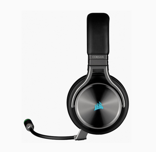 Kufje për lojëra Corsair Virtuoso RGB Wireless SE, 50mm disqe, Bluetooth, USB-C, të hirta metalike