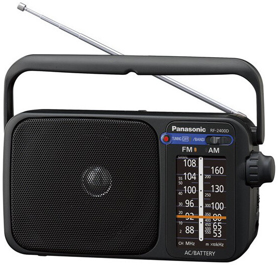 Radio portative Panasonic RF-2400DEG-K, AM / FM