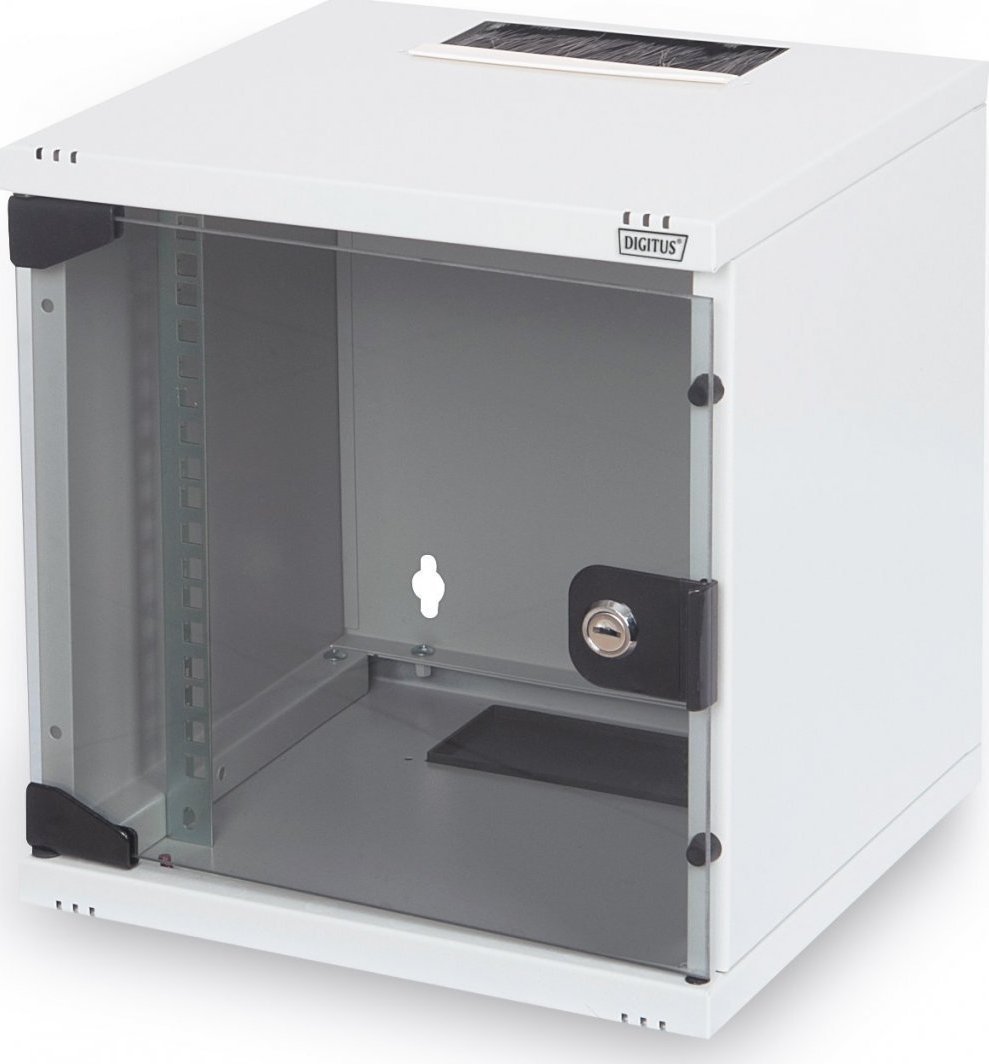 Set rrjeti Digitus Network Set, kabinet muri 10" 6U, 312 x 300 mm, gri