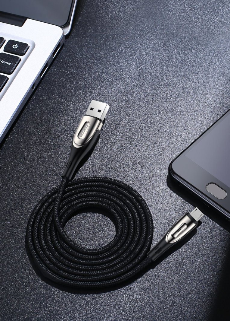 Kabllo USB Joyroom S M411, USB A në microUSB, 1.2m, i zi