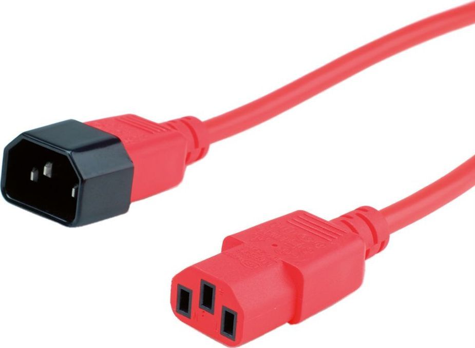 Kabllo energjie ROLINE 19.08.1531, IEC 320, 3 m, e kuqe