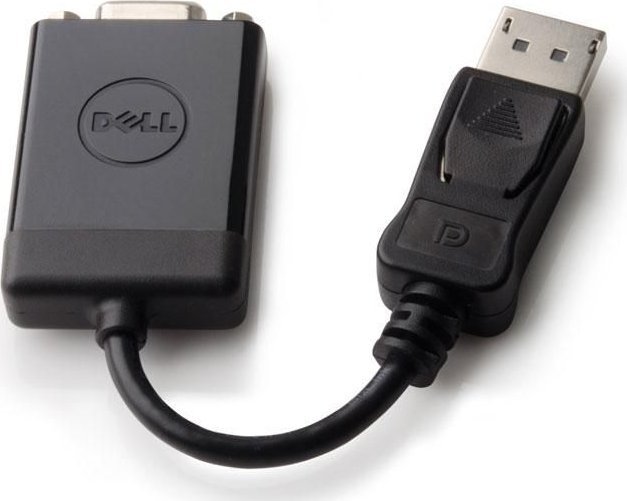 Përshtatës Dell, DisplayPort në VGA, i zi