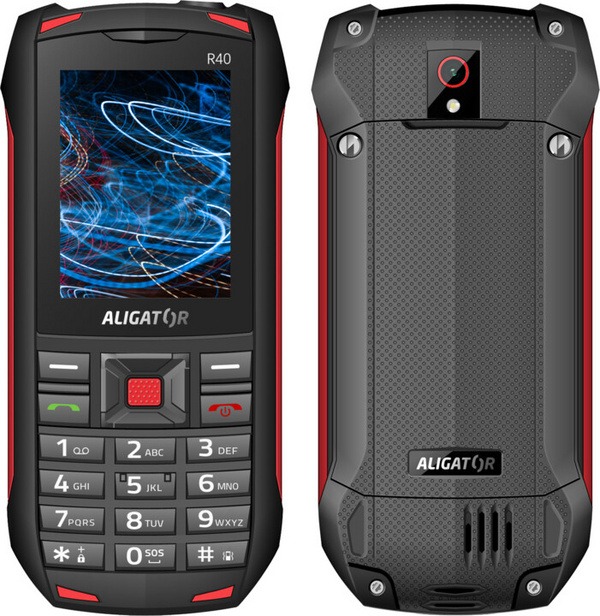 [OUTLET] Celular Aligator R40 eXtremo, i zi / kuq