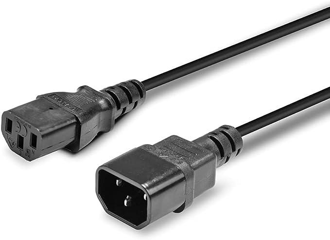 Kabllo rryme Lindy 30332, 3m, IEC 320 C14 në IEC 320 C13, e zezë