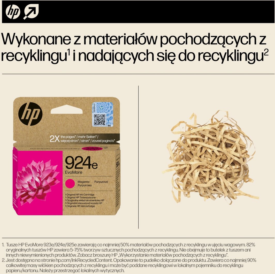 Ngjyrë printeri HP 924e, rozë