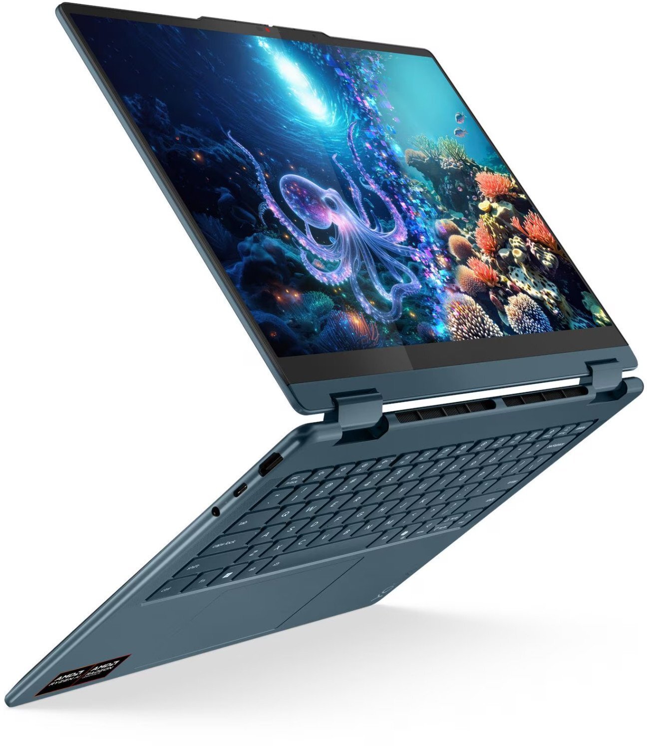 Laptop Lenovo Yoga 7 2-in-1 14AKP10, 14", Ryzen AI 5 340, 16GB, 512GB, i kaltër