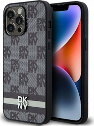 Mbulesë telefoni DKNY, për iPhone 14 Pro Max, lëkurë PU, e zezë