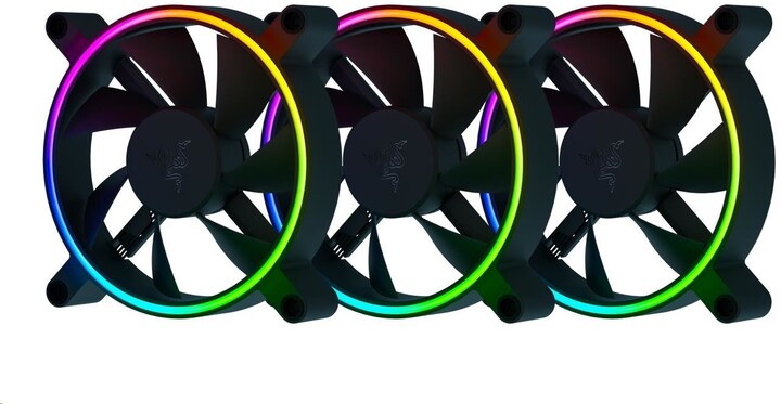 Ventilatorë Razer Kunai 120MM aRGB LED PWM Performance, 3 copë