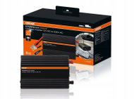 Inverter OSRAM POWERinvert 500W, 12V DC në 230V AC, i zi