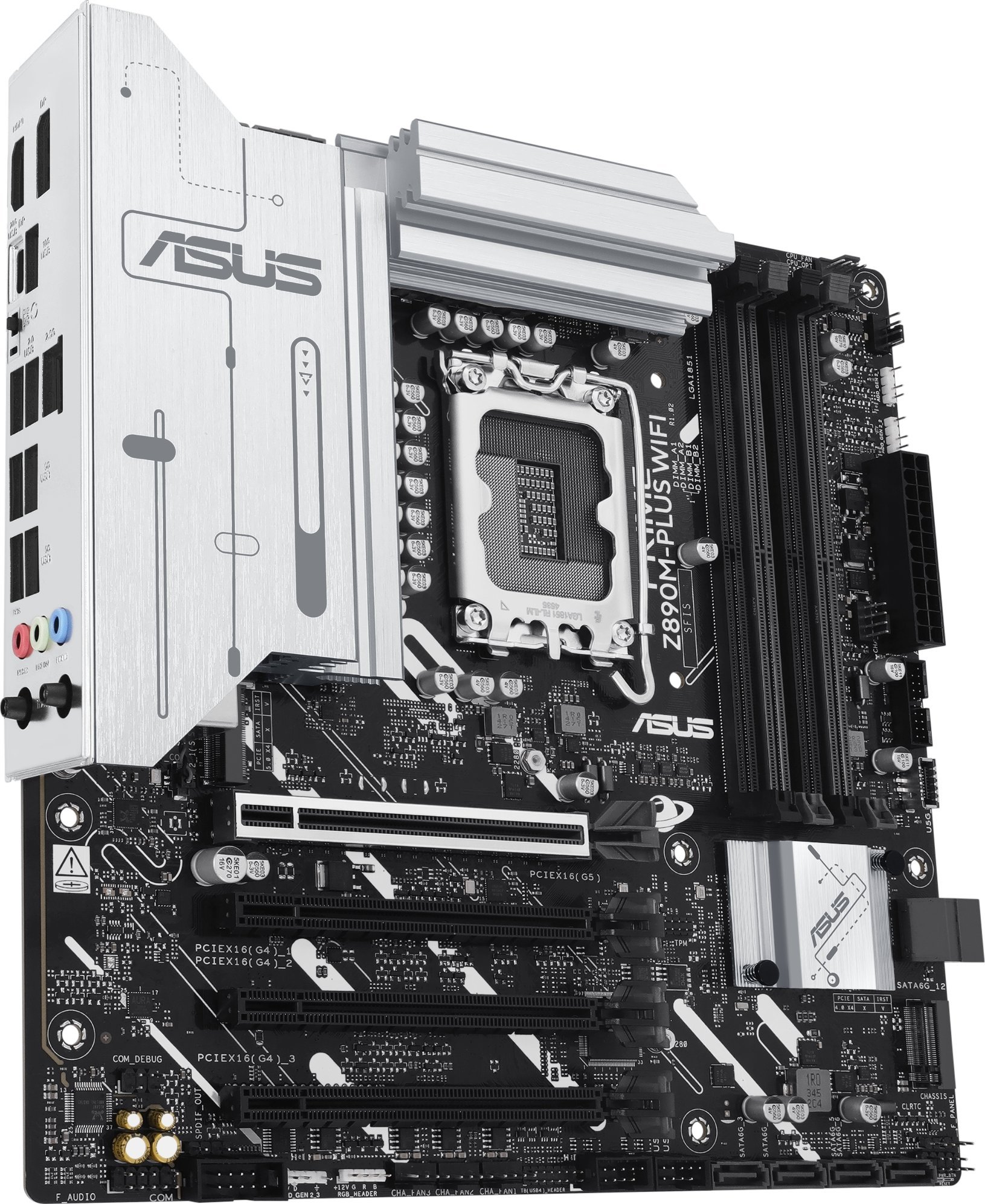 Motherboard ASUS PRIME Z890M PLUS WIFI, Intel Z890, Micro ATX, me WiFi