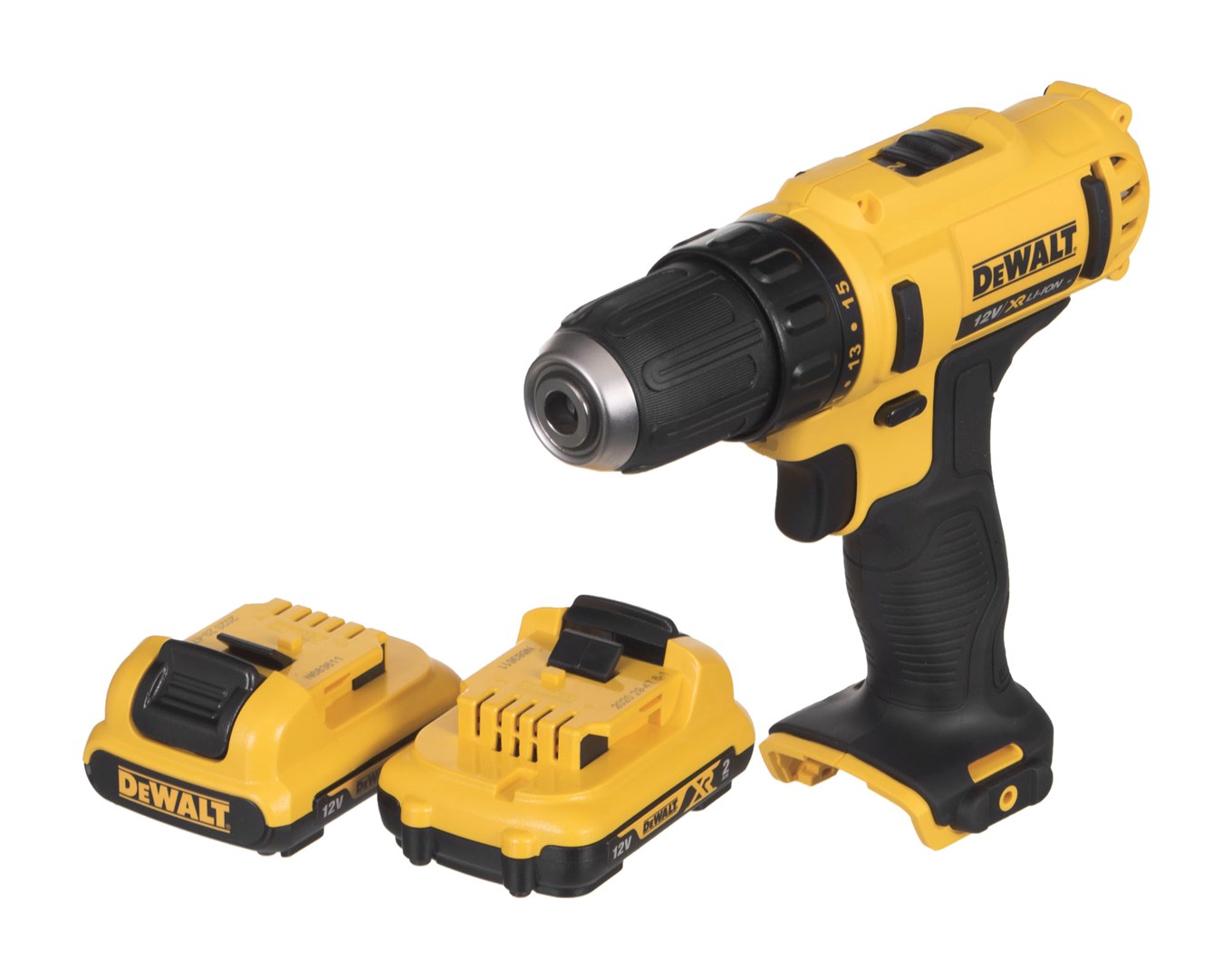 Trapano kaçavidë pa kabllo DeWALT DCD710D2, 10.8V, Li Ion, i verdhë