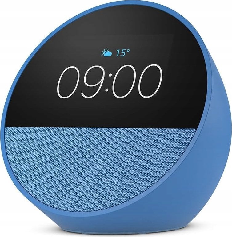 Altoparlant smart Amazon Echo Spot, me ekran, WiFi, i zi