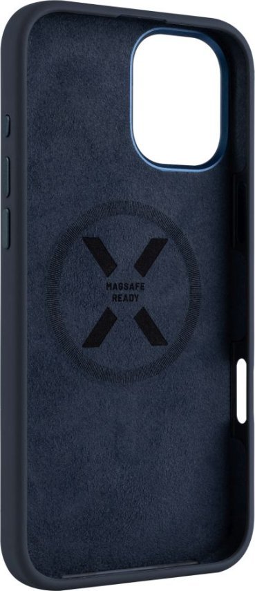Futrollë për telefon FIXED MagFlow, për iPhone 16 Plus, MagSafe, blu
