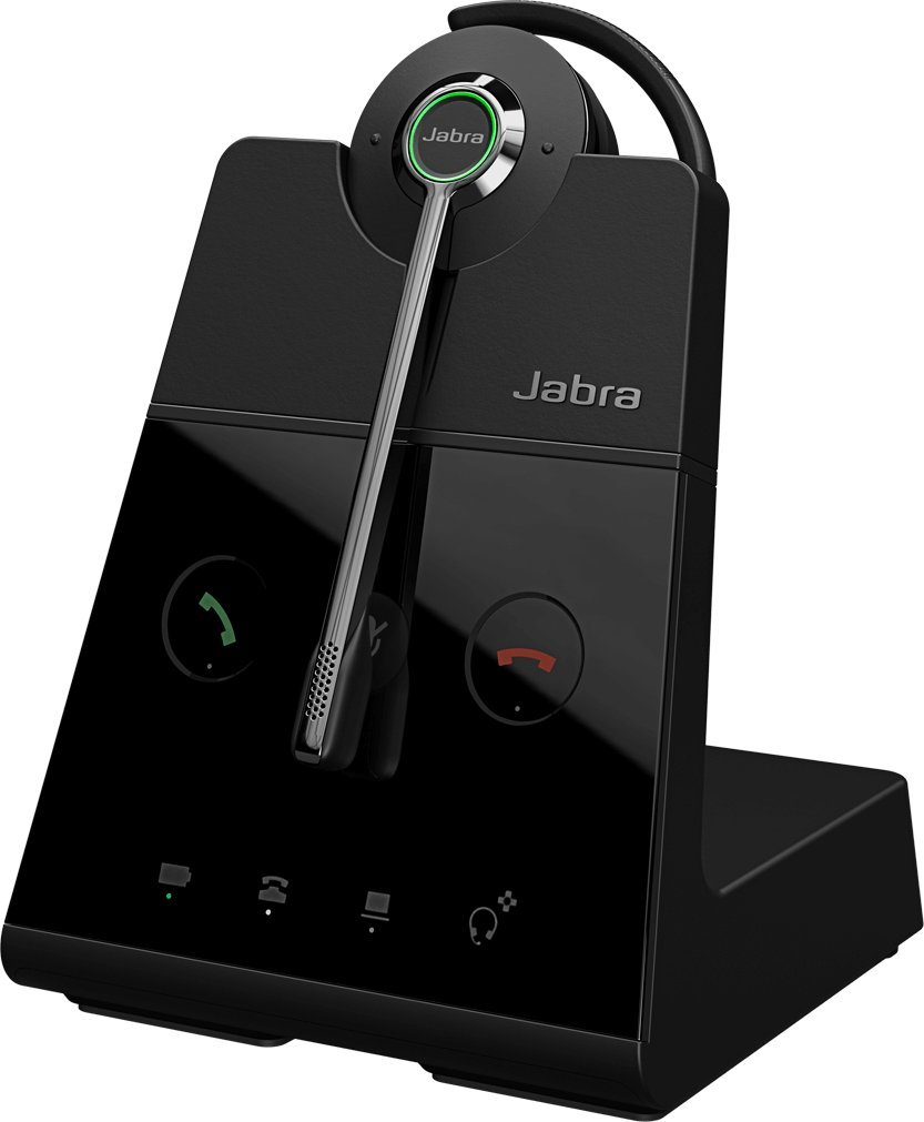 Kufje pa tela Jabra Engage 65 SE Convertible, mikrofon me anulim zhurme, profesionale, e zezë