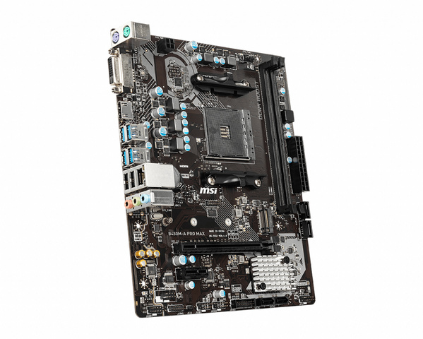 Pllakë amë MSI B450M-A PRO MAX AMD B450 Socket AM4 micro ATX