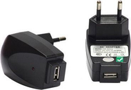 Karikues rrjeti Xrec 220V me USB, 5V 1A, i bardhë