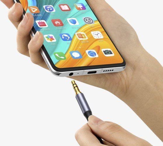 Kabllo audio AUX 3.5mm, bërthamë bakri, konektorë të veshur me ar, e zezë