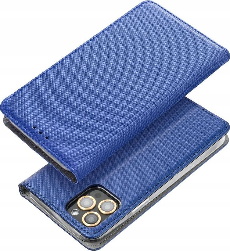 Këllëf telefoni OEM Smart Case Book për Xiaomi Redmi 12C, me kapak magnetik, funksion stand, blu navy