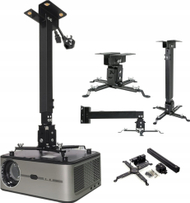 Mbajtëse projektori universale, montim tavan dhe mur, deri 25 kg, e zezë