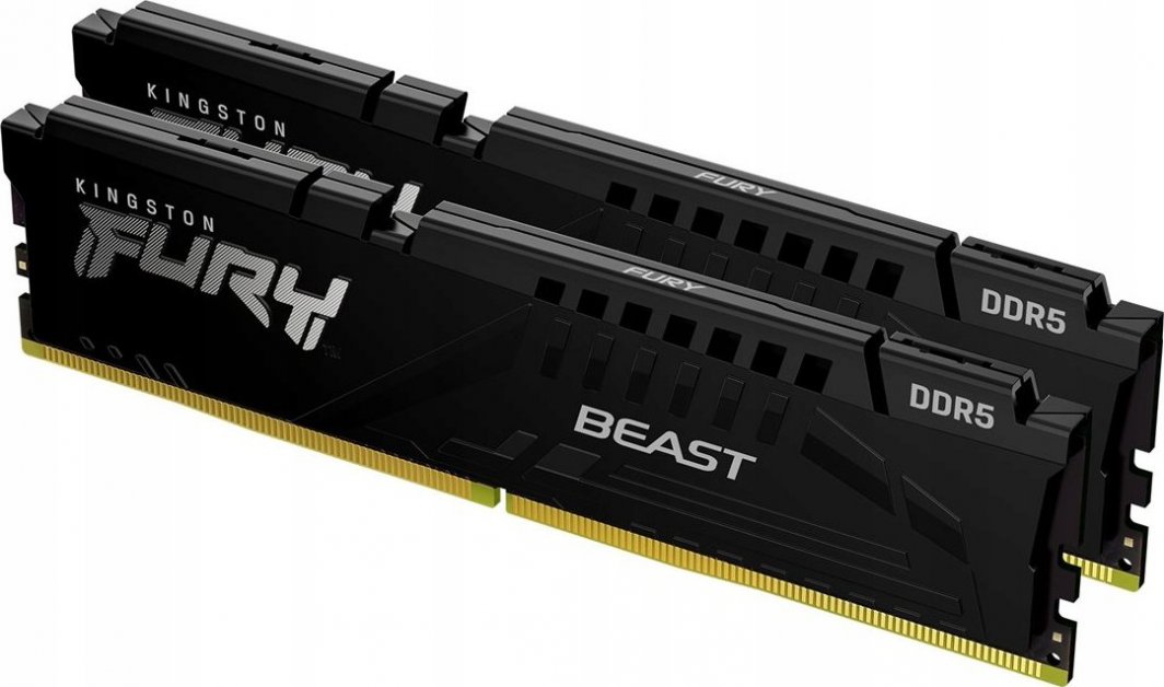 Memorie Kingston Fury Beast, DDR5, 64 GB, 6000 MHz, CL30, KF560C30BBEK2-64