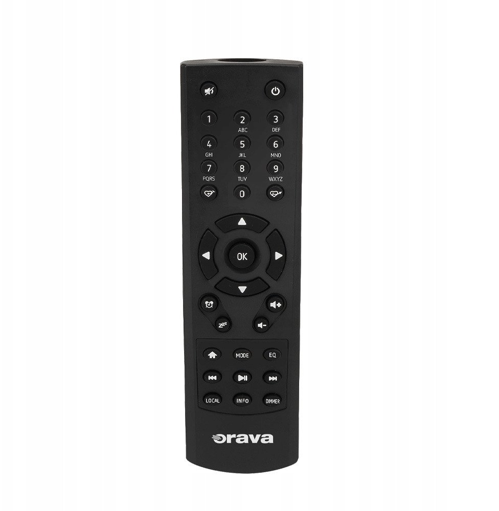 Radio Orava Internet DAB FM, ekran 2.4", Bluetooth, e zezë