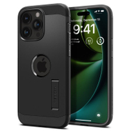 Mbështjellës për iPhone 15 Pro Max Spigen Tough Armor MagSafe, i zi