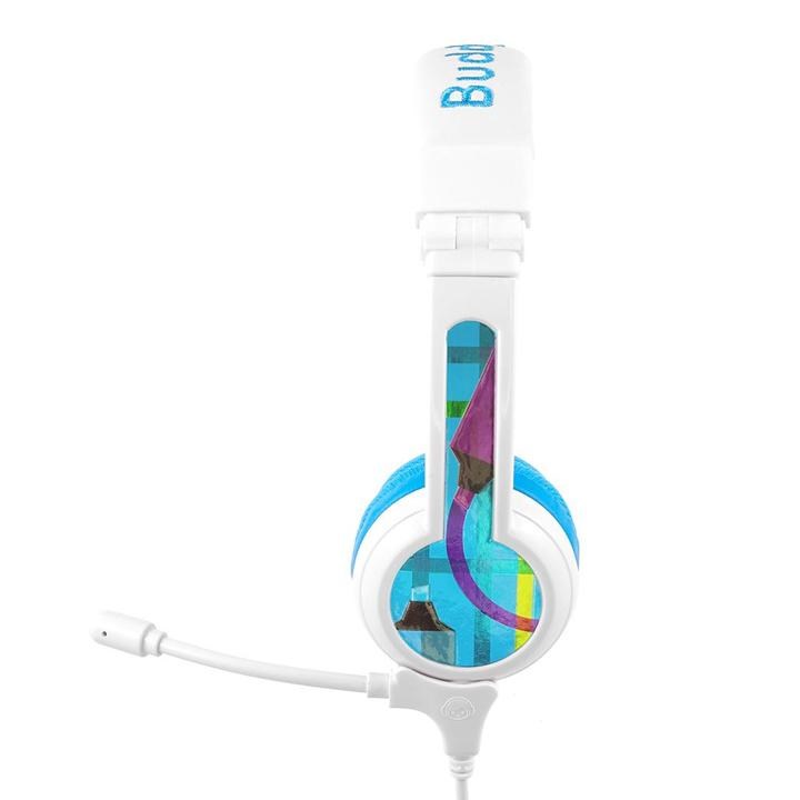Kufje ONANOFF BuddyPhones School Plus, Wired, 85dB, të bardha