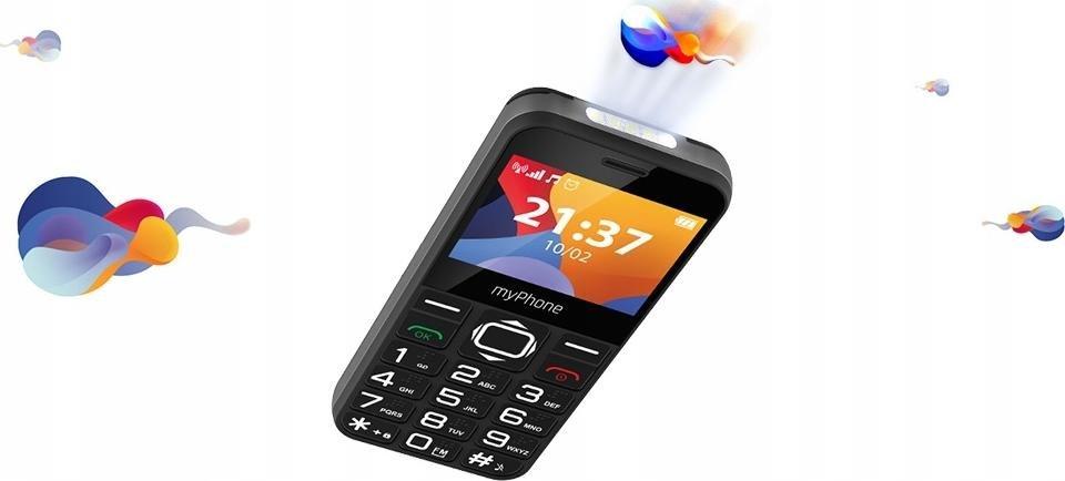 Telefoni mobil MyPhone Halo 3, ekran 2.3", bateri 1000mAh, i kuq e zi
