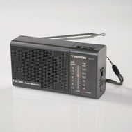 Radio portative Tiross TS-455CZ, FM AM, lidhje për kufje, gri