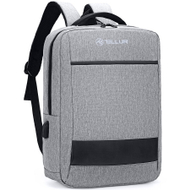 Çantë shpine për laptop Tellur NOMAD, 15.6", port USB, gri
