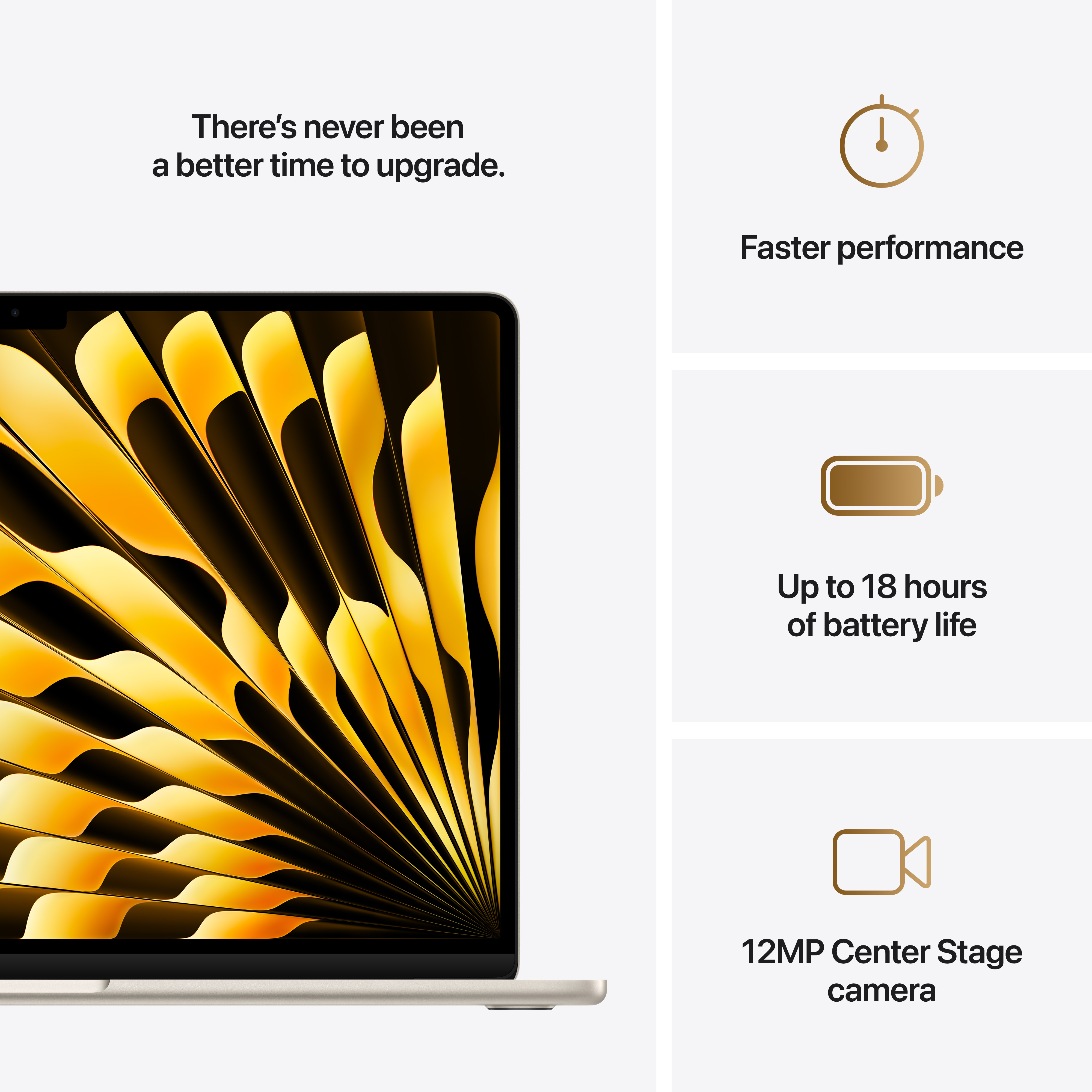 Apple MacBook Air, 15.3", M4 10-core, 16GB, 512GB SSD, 10-core GPU, Starlight