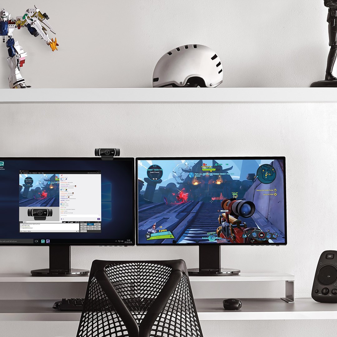 Kamerë Logitech C922, 1080p 60FPS, Auto-focus, e zezë