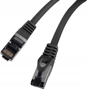 Kabllo rrjeti Digitus Patchcord Cat 8.1 S FTP, 1m, LSZH, e zezë