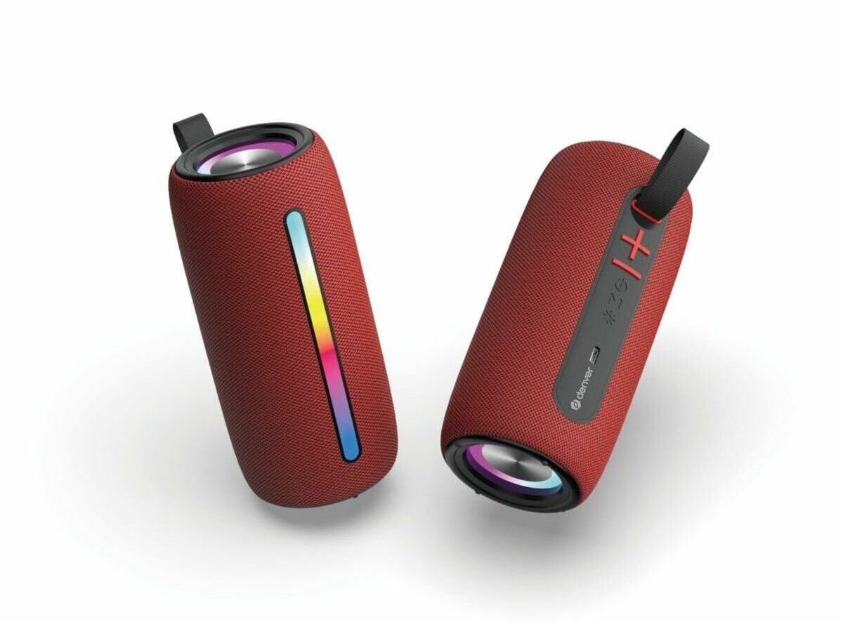 Портабилен звучник Denver BTL-360BD, 10W, Bluetooth, бордо