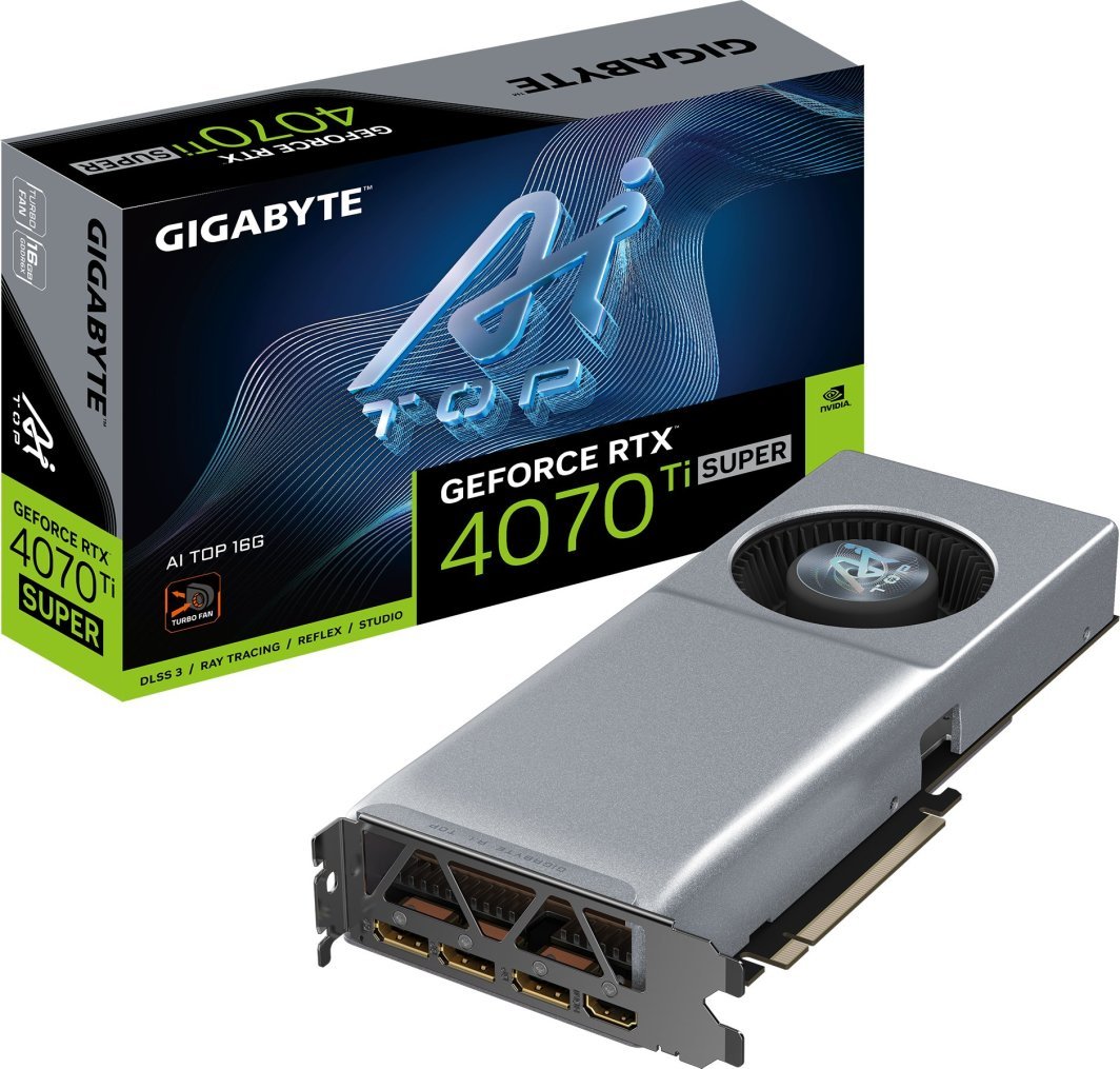 Kartelë grafike Gigabyte GeForce RTX 4070 Ti SUPER AI TOP 16GB GDDR6X