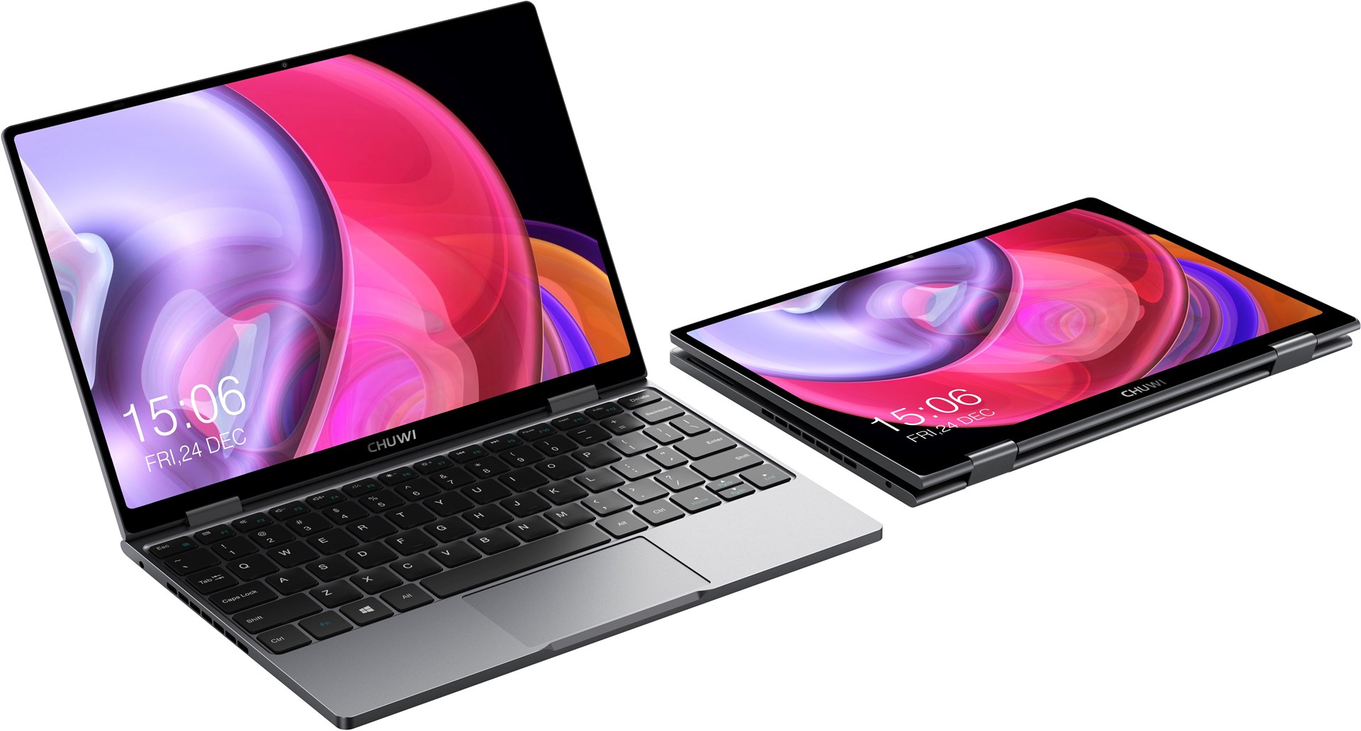 Laptop CHUWI MiniBook X 2023 K2 SR, 10.51", 12GB RAM, 512GB SSD, gri
