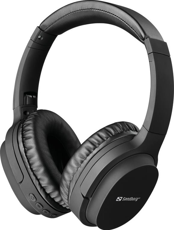 Kufje me Bluetooth Sandberg Play'n Go, wireless, me mikrofon, të zeza