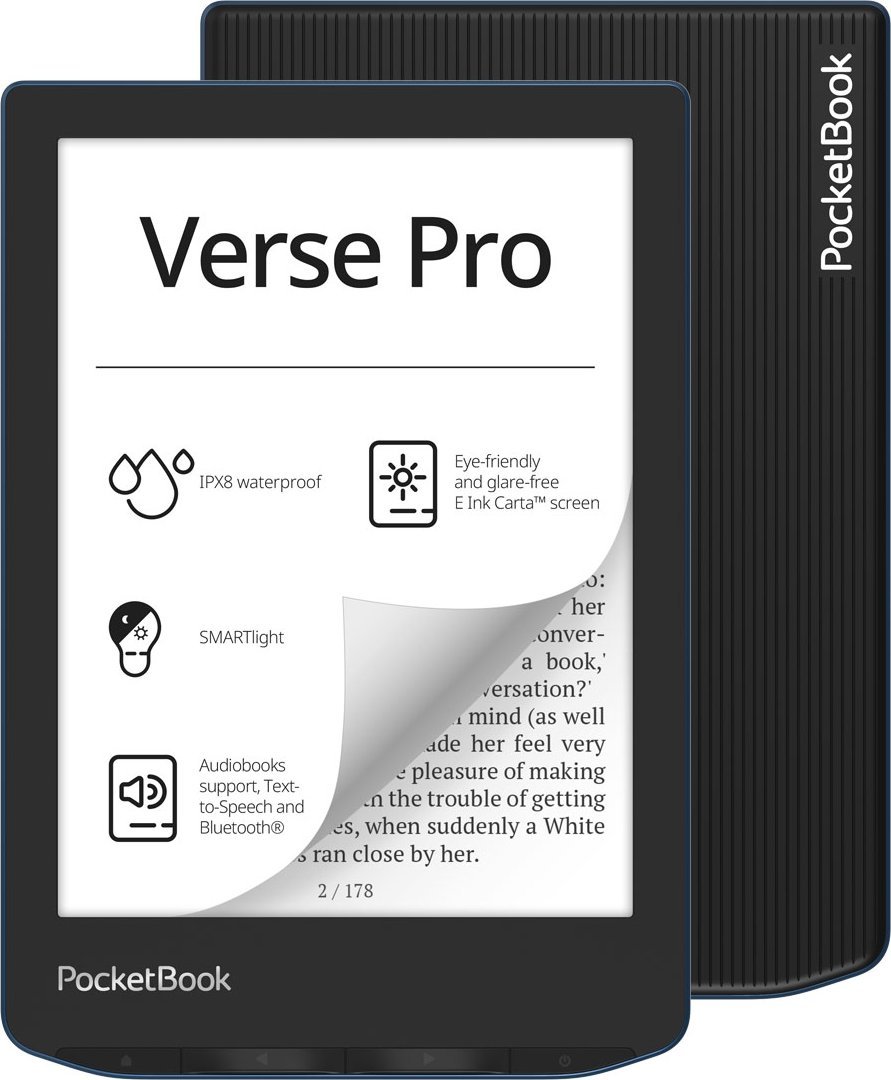 Lexues elektronik PocketBook Verse Pro PB634-A-WW, 6", 16GB, blu Azure