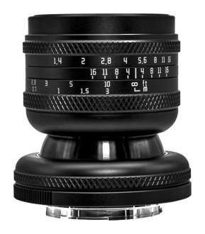 Objektiv AstrHori 50mm F1.4 Tilt, për Nikon Z Full Frame, i zi