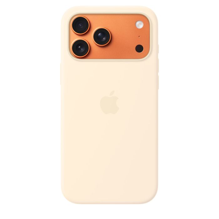 Apple iPhone 17 Pro Max Silicone Case with MagSafe, Vanilla (SEASONAL)